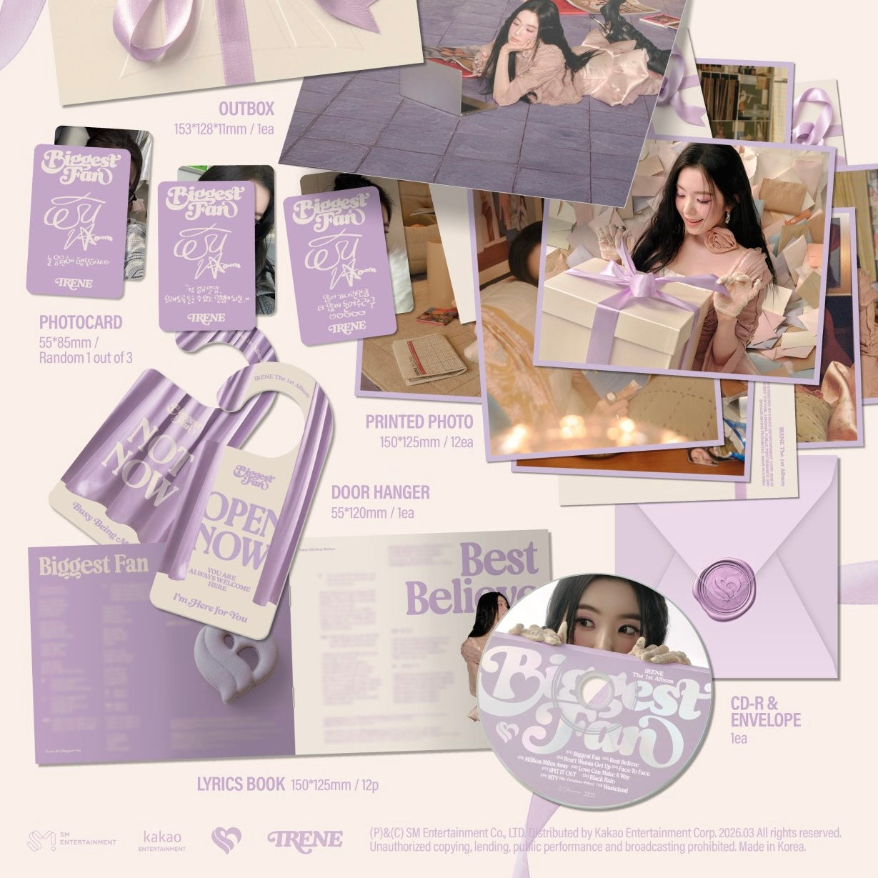 (PRE-ORDER) IRENE - 1ST ALBUM [BIGGEST FAN] (COMPACT VER.) - LightUpK