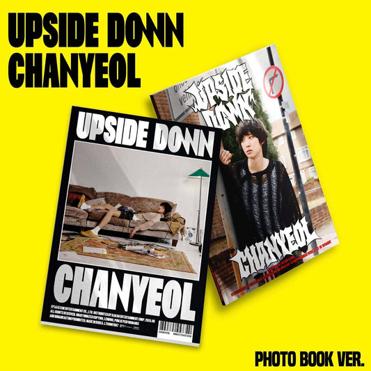 (PRE-ORDER) CHANYEOL - 2ND MINI ALBUM [UPSIDE DOWN] (PHOTO BOOK VER.) (2 VERSIONS) RANDOM - LightUpK