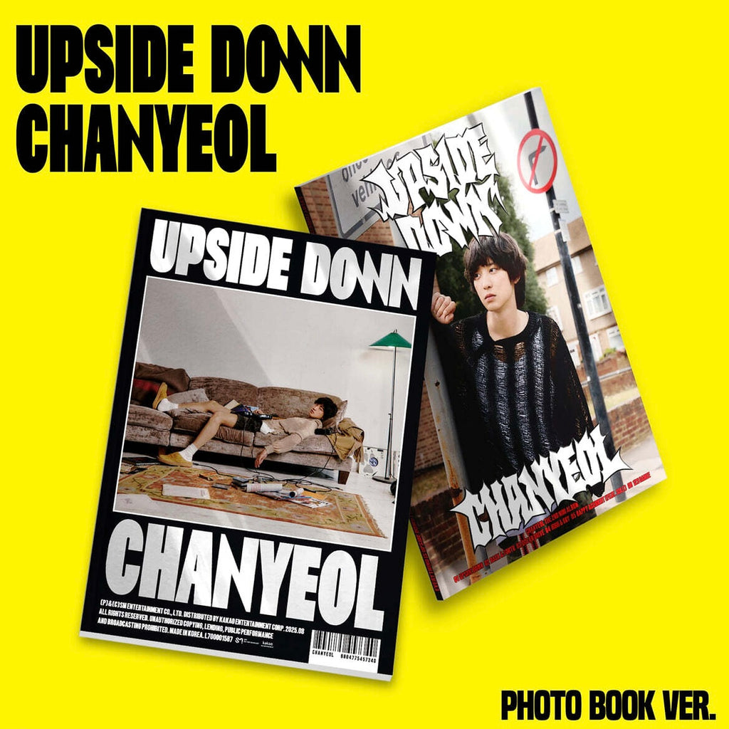 (PRE-ORDER) CHANYEOL - 2ND MINI ALBUM [UPSIDE DOWN] (PHOTO BOOK VER.) (2 VERSIONS) RANDOM - LightUpK