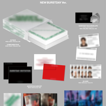(PRE-ORDER) SEVENTEEN - 5TH ALBUM [HAPPY BURSTDAY] (3 VERSIONS) RANDOM - LightUpK
