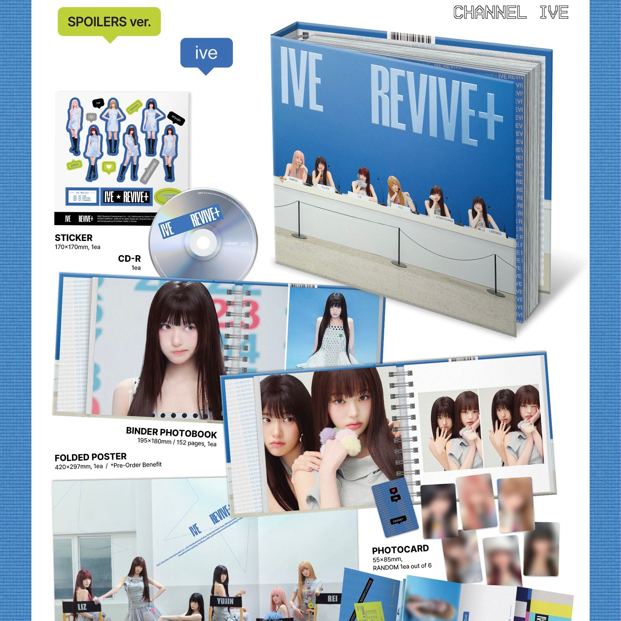 (PRE-ORDER) IVE - THE 2ND ALBUM [REVIVE+] (SPOILERS VER.) - LightUpK