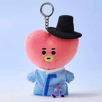 (PRE-ORDER) BT21 - BT21 PLUSH KEYRING K-SEONBI (7 VERSIONS) - LightUpK
