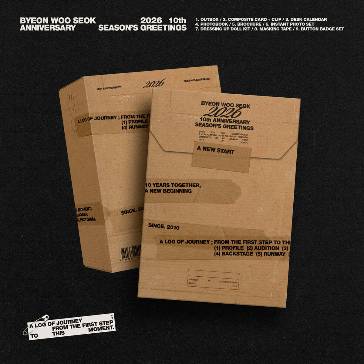 (PRE-ORDER) BYEON WOO SEOK - 2026 10TH ANNIVERSARY SEASON'S GREETINGS - LightUpK