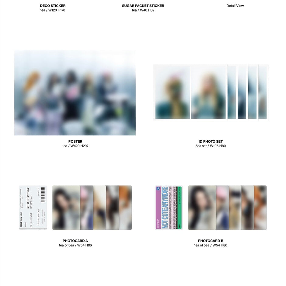 (PRE-ORDER) ILLIT - 1ST SINGLE ALBUM [NOT CUTE ANYMORE] (2 VERSIONS) RANDOM - LightUpK