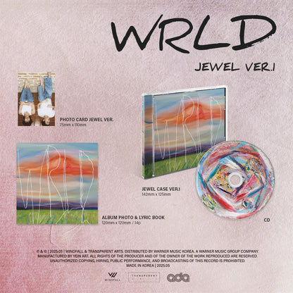 (PRE-ORDER) THE ROSE - WRLD [JEWEL VER.] (2 VERSIONS) - LightUpK