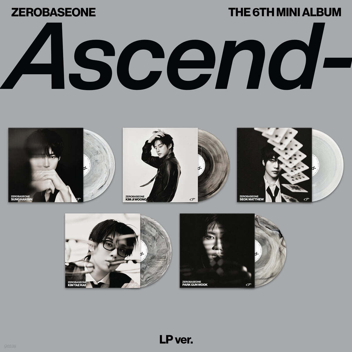(PRE-ORDER) ZEROBASEONE - THE 6TH MINI ALBUM [ASCEND-] LP VER. (5 VERSIONS) RANDOM - LightUpK