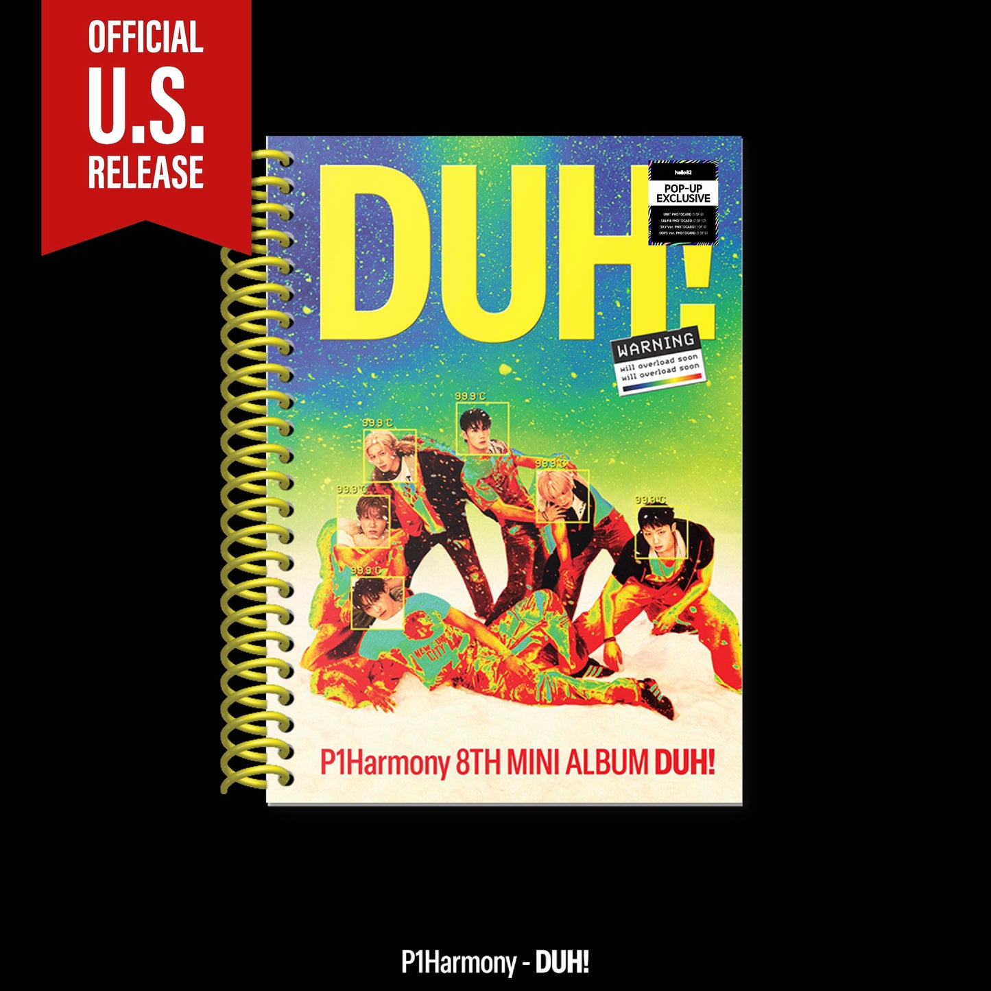 (PRE-ORDER) [HELLO82] [POP-UP EXCLUSIVE] P1HARMONY - DUH! (2 VERSIONS) - LightUpK