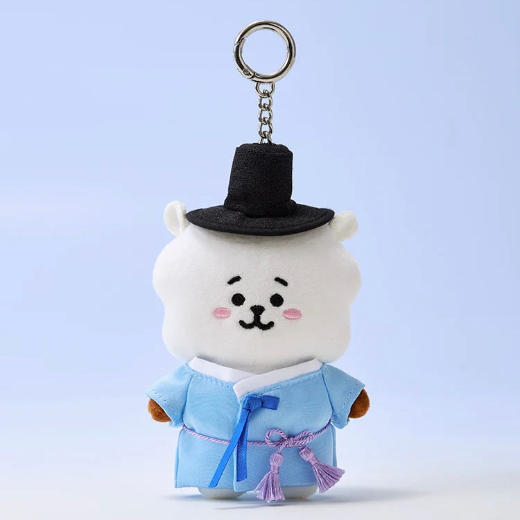 (PRE-ORDER) BT21 - BT21 PLUSH KEYRING K-SEONBI (7 VERSIONS) - LightUpK