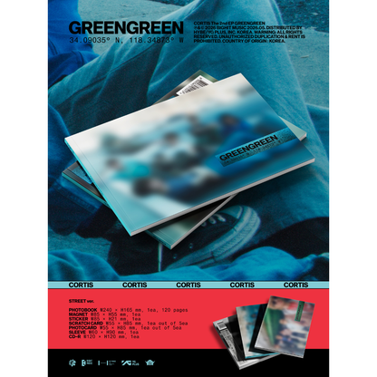(PRE-ORDER) [HELLO82] [HELLO82 EXCLUSIVE] CORTIS - GREENGREEN (3 VERSIONS) - LightUpK