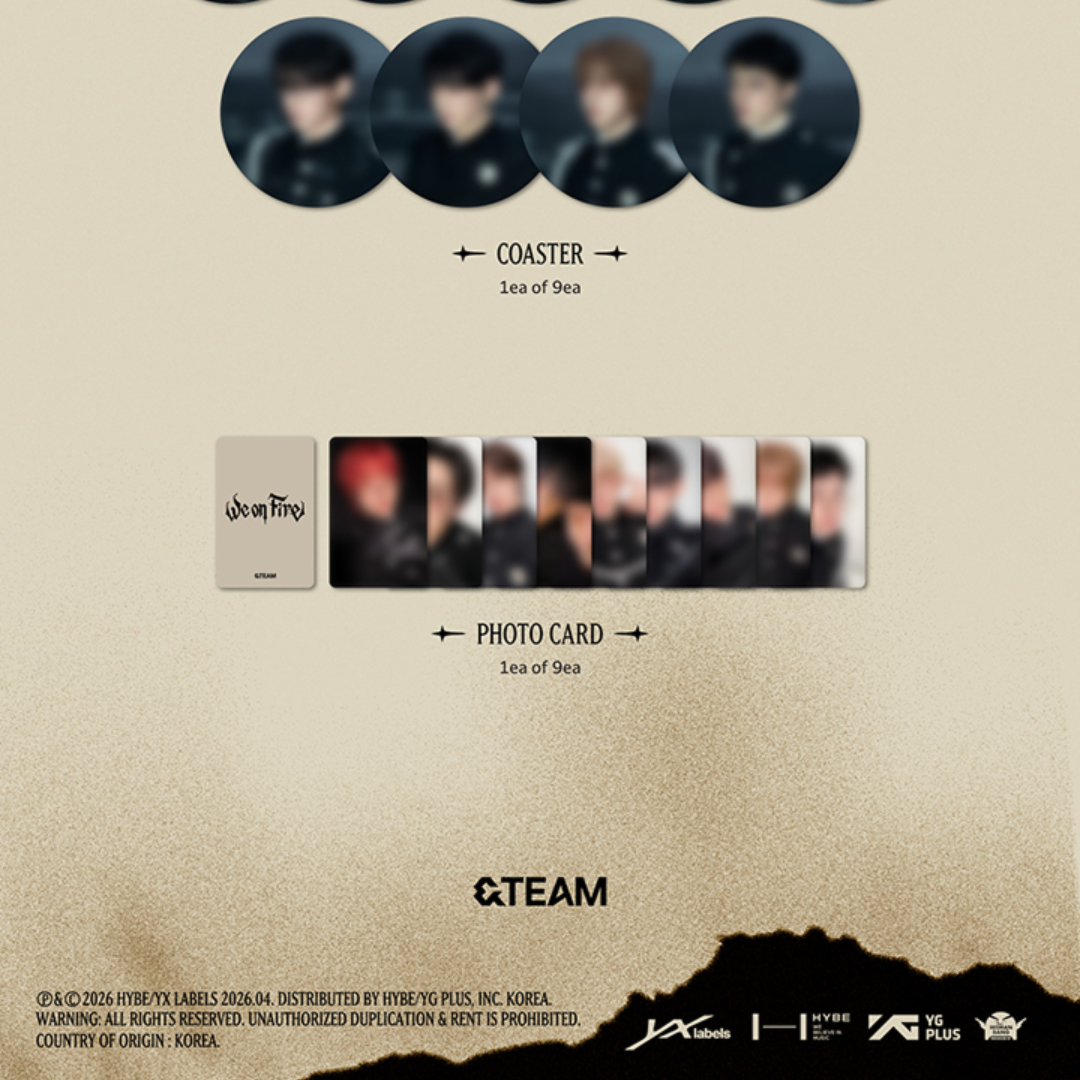 (PRE-ORDER) &TEAM - 3RD EP [WE ON FIRE] LIMITED EDITION - LightUpK