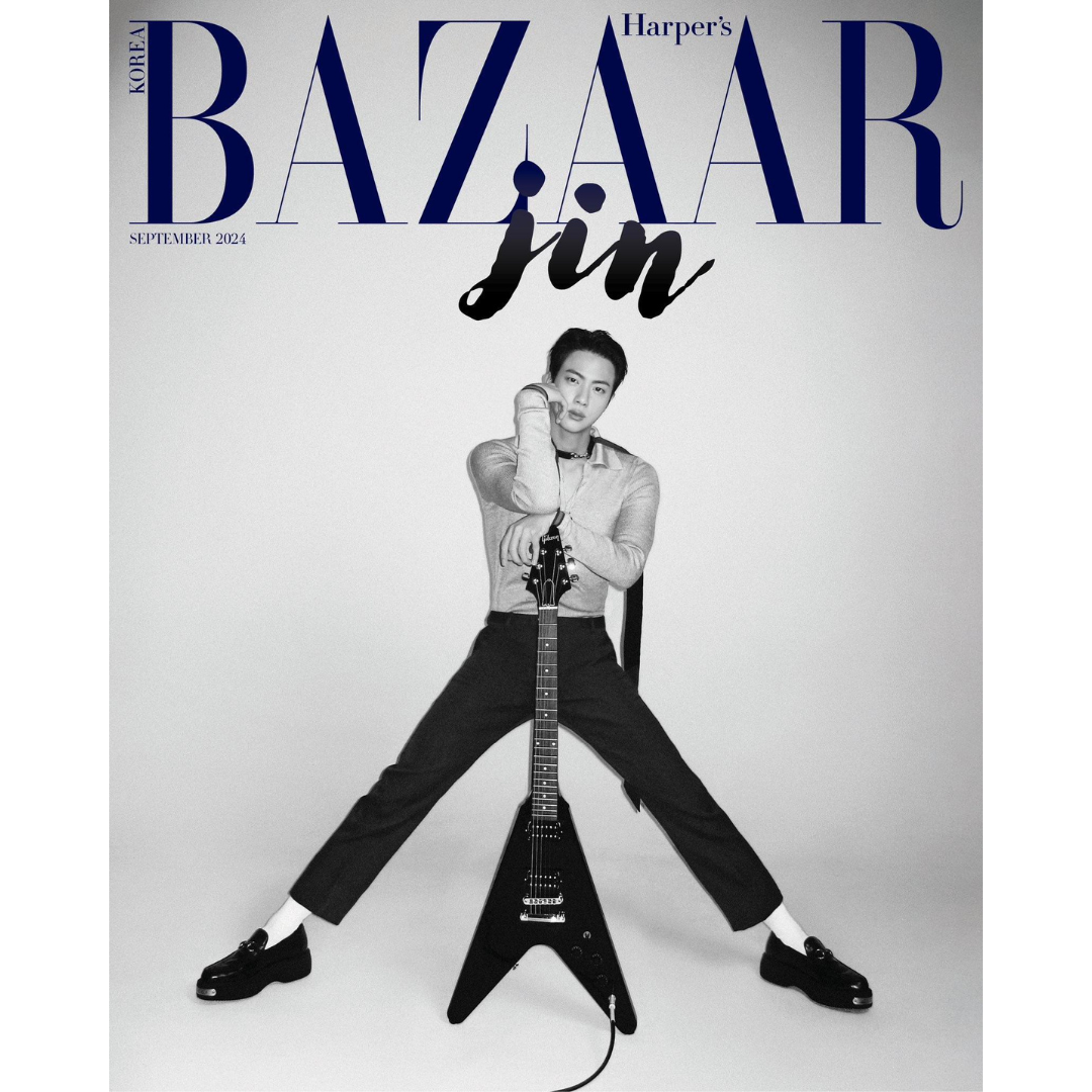 BAZAAR 2024. 9 (COVER : BTS JIN) (3 VERSIONS)