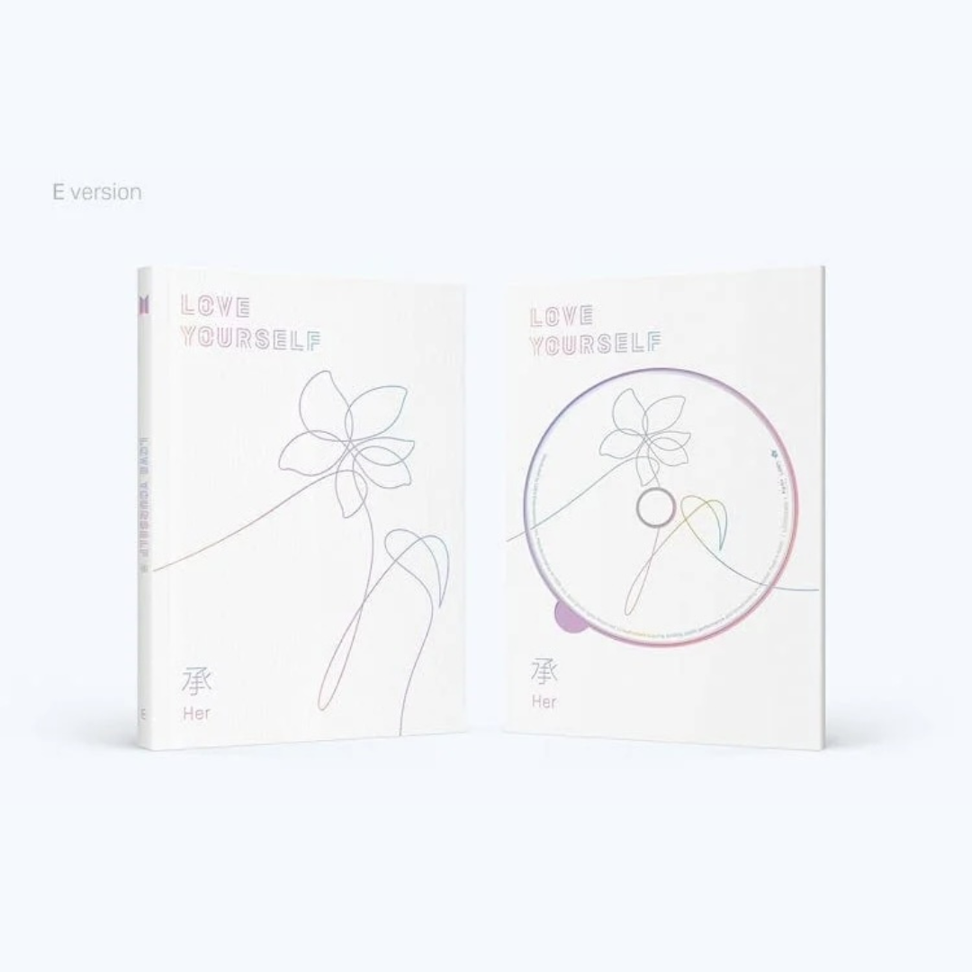 BTS - LOVE YOURSELF 承 'HER' (5TH MINI ALBUM) (4 VERSIONS) - LightUpK