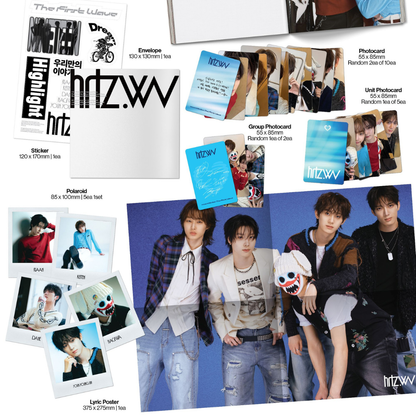 HRTZ.WAV - 1ST MINI ALBUM [THE FIRST WAVE] (2 VERSIONS) - LightUpK