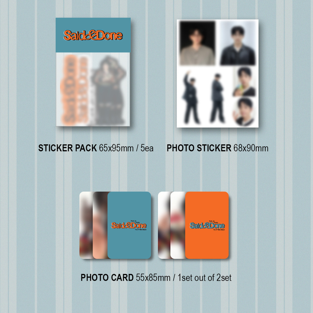 (PRE-ORDER) PARK JINYOUNG - 2ND MINI ALBUM [SAID & DONE] (MEMORY BOX VER.) - LightUpK
