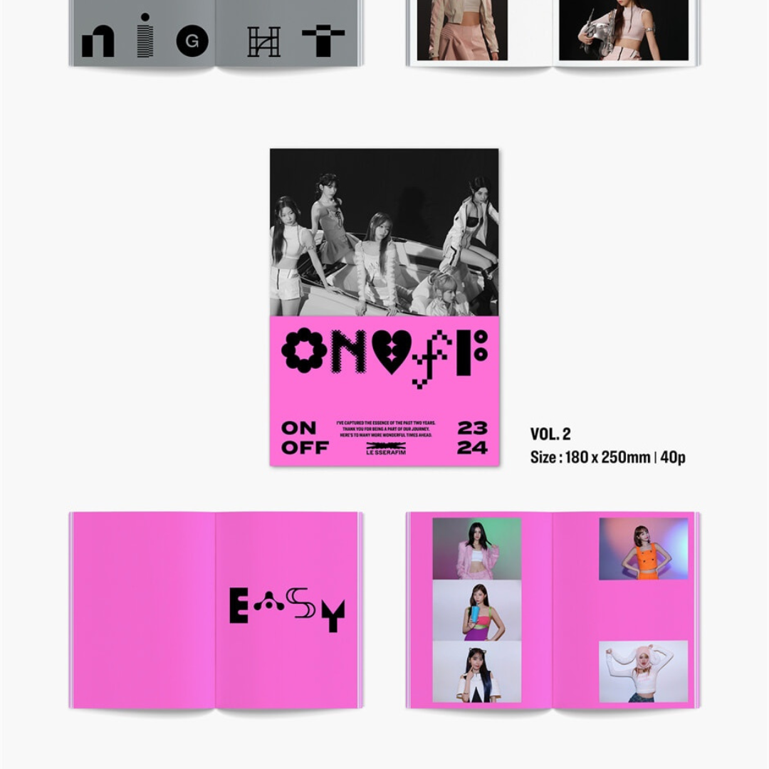 (PRE-ORDER) LE SSERAFIM - LE SSERAFIM ON-OFF 23-24 - LightUpK