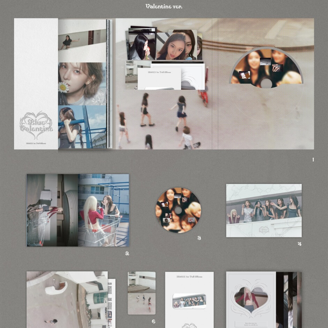 (PRE-ORDER) NMIXX - BLUE VALENTINE (3 VERSIONS) RANDOM - LightUpK