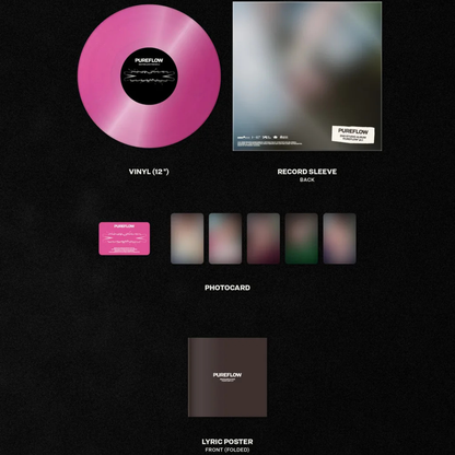 (PRE-ORDER) LE SSERAFIM - 2ND STUDIO ALBUM [PUREFLOW PT.1] VINYL (2 VERSIONS) RANDOM - LightUpK