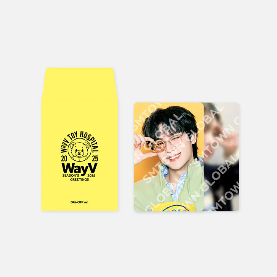 WAYV - RANDOM TRADING CARD SET - 2025 SM ARTIST SEASON'S GREETINGS MD (2 VERSIONS) - LightUpK