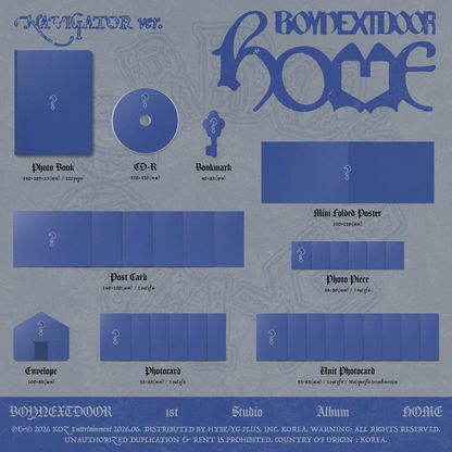 (PRE-ORDER) BOYNEXTDOOR - 1ST STUDIO ALBUM 'HOME' (3 VERSIONS) RANDOM - LightUpK