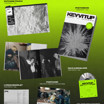 (PRE-ORDER) KEYVITUP - 1ST EP ALBUM [KEYVITUP] (2 VERSIONS) RANDOM - LightUpK