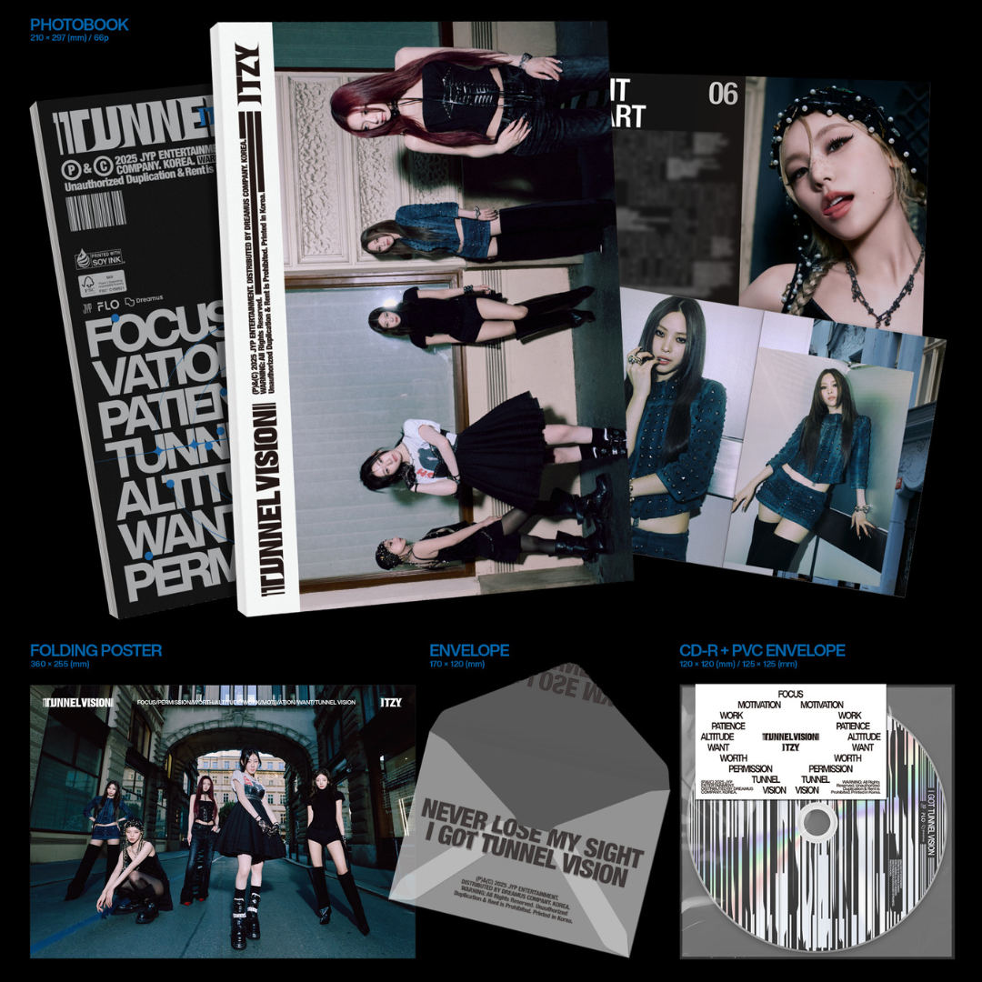 ITZY - TUNNEL VISION (PHOTOBOOK VER.) (2 VERSIONS)