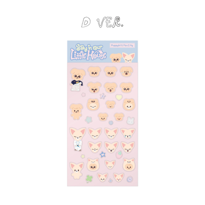 (PRE-ORDER) STRAY KIDS - SKZOO 3D STICKER - STAY IN OUR LITTLE HOUSE (4 VERSIONS) - LightUpK