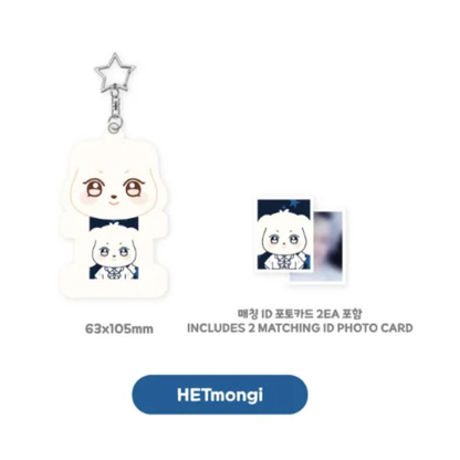 (PRE-ORDER) ATEEZ X ANITEEZ POP-UP [ANITEEZ IN DEJAVU] MD - ACRYLIC MAGNETIC ID PHOTO HOLDER (8 VERSIONS)