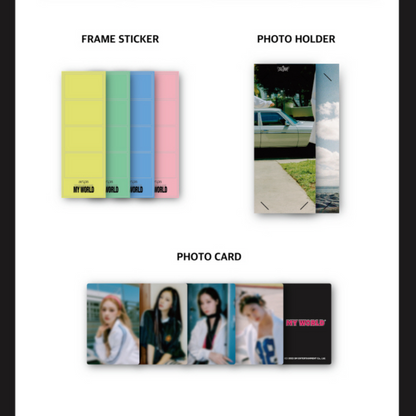 AESPA - MEMORY COLLECT BOOK - MY WORLD (4 VERSIONS)