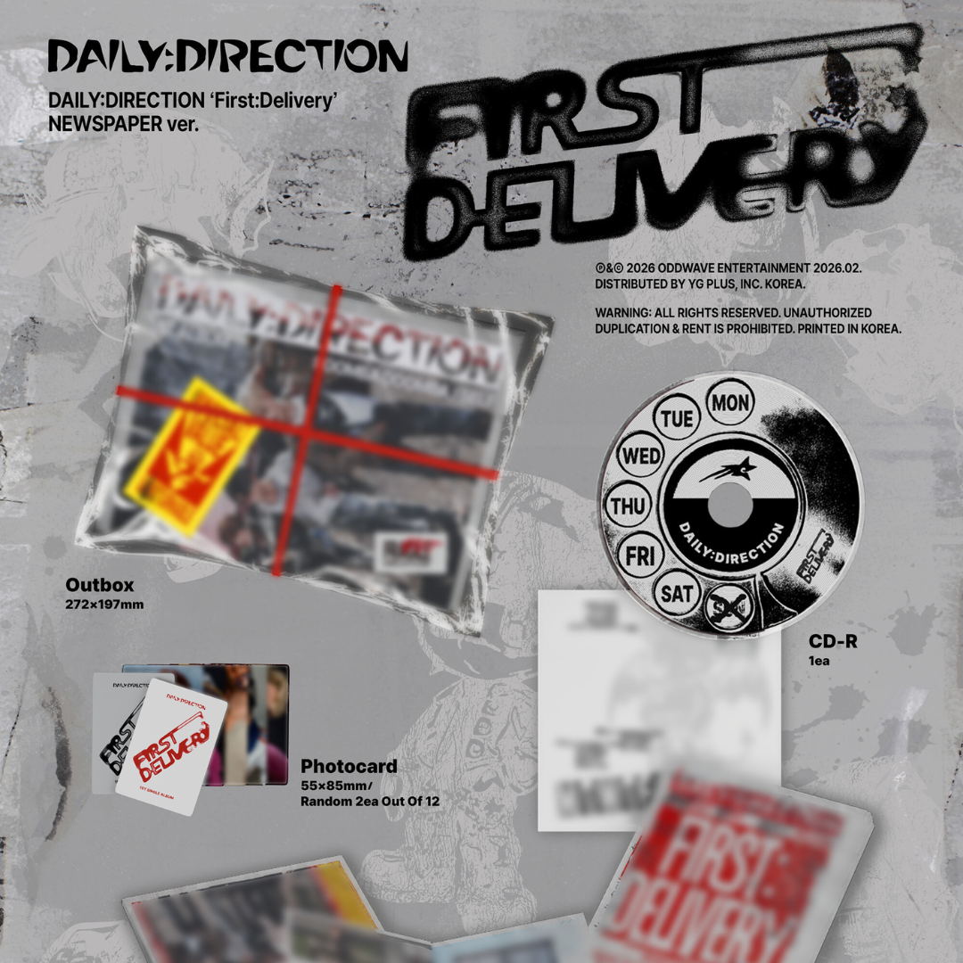(PRE-ORDER) DAILY:DIRECTION - FIRSTDELIVERY (2 VERSIONS)