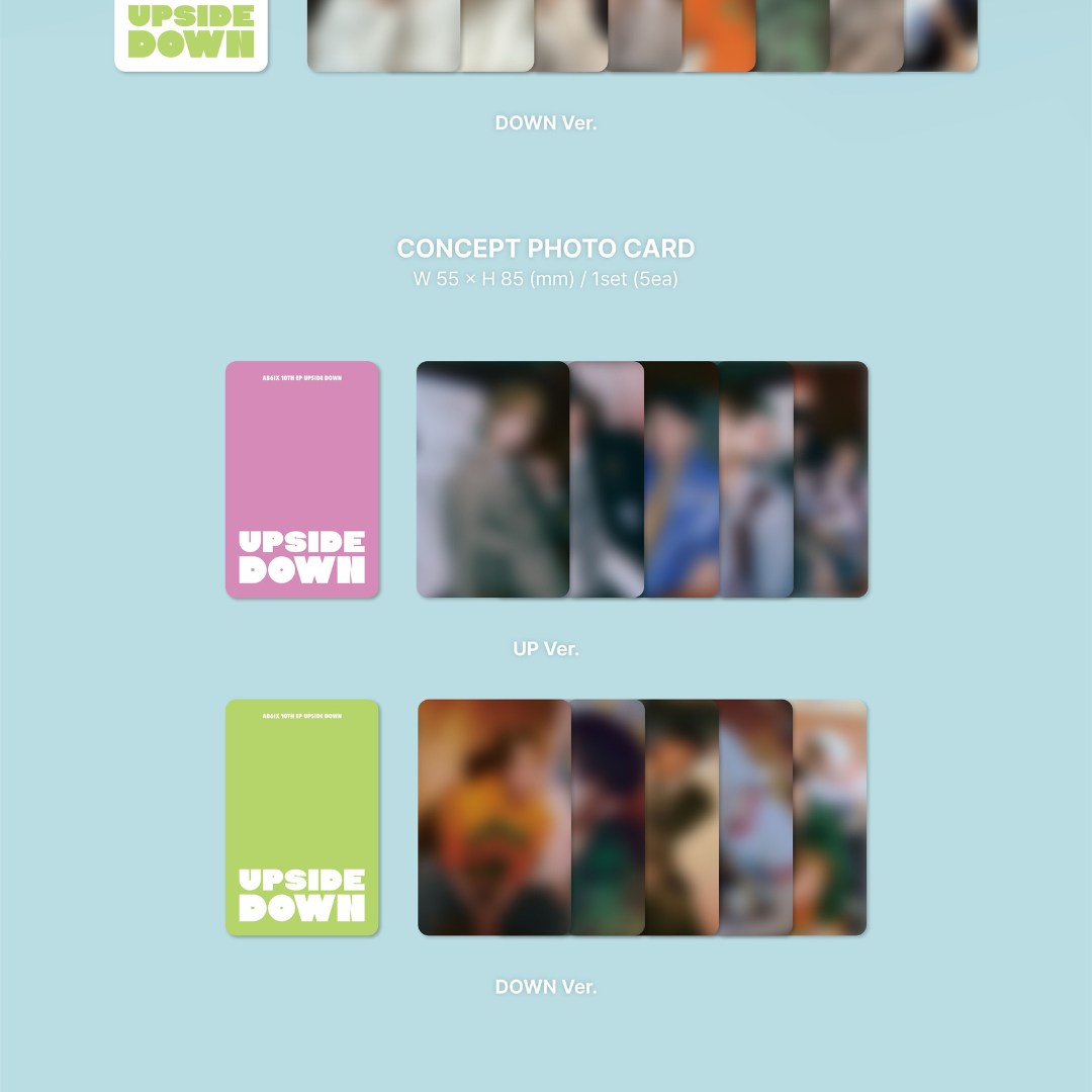 (PRE-ORDER) AB6IX - 10TH EP [UPSIDE DOWN] [KIWEE ALBUM] (2 VERSIONS) RANDOM - LightUpK