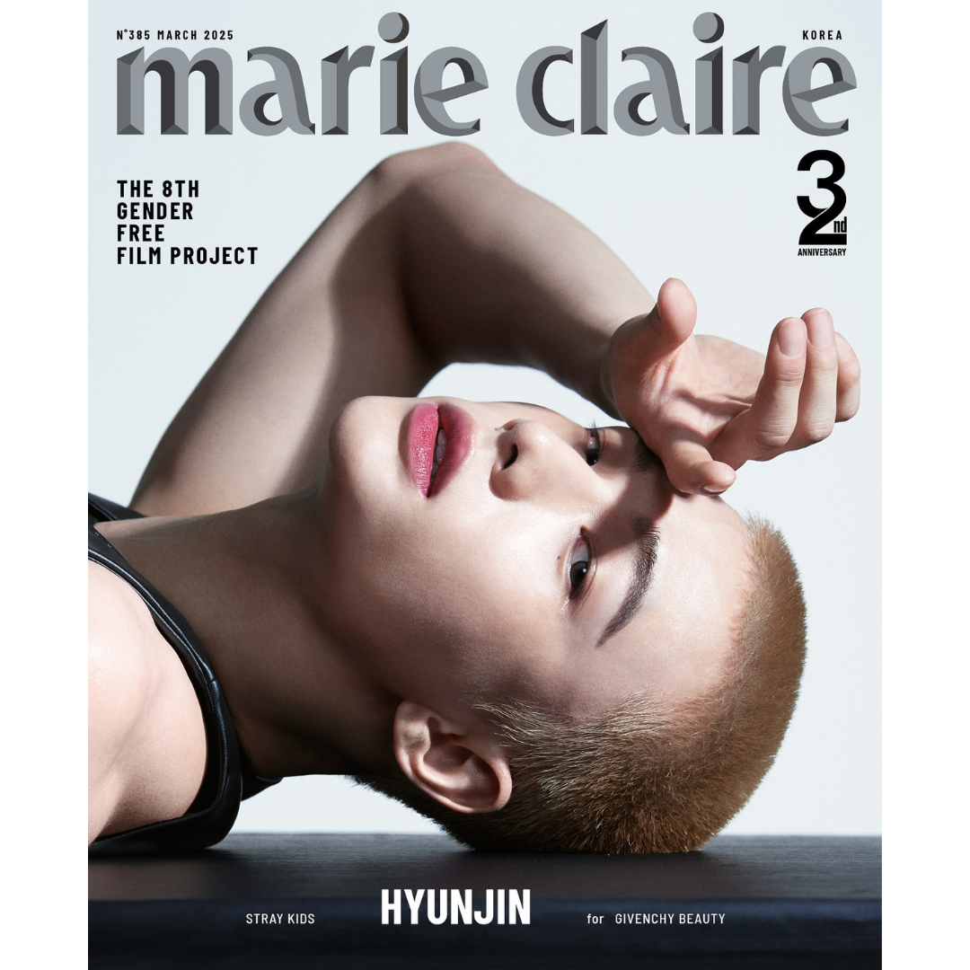 MARIE CLAIRE 2025.03 (COVER : STRAY KIDS HYUNJIN) (3 VERSIONS) - LightUpK