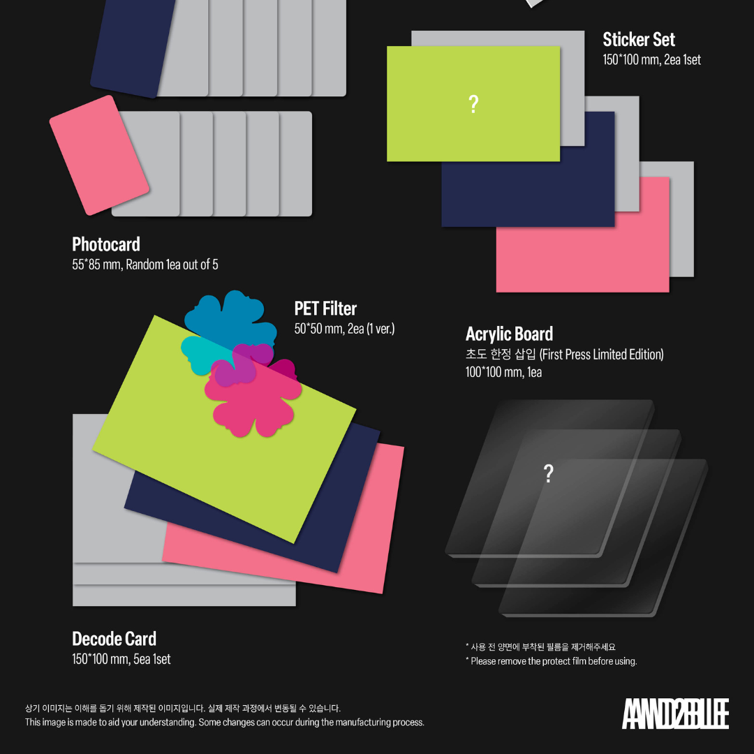 (PRE-ORDER) AND2BLE -1ST MINI ALBUM [SEQUENCE 01: CURIOSITY] (3 VERSIONS) RANDOM - LightUpK