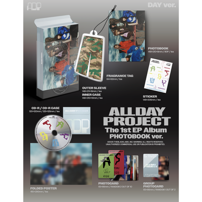 ALLDAY PROJECT - THE 1ST EP ALBUM [ALLDAY PROJECT] PHOTOBOOK VER. (2 VERSIONS)