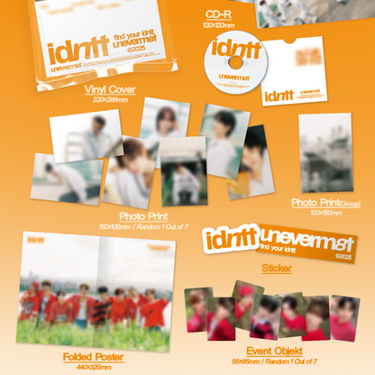 IDNTT - MINI ALBUM [UNEVERMET] (2 VERSIONS) - LightUpK