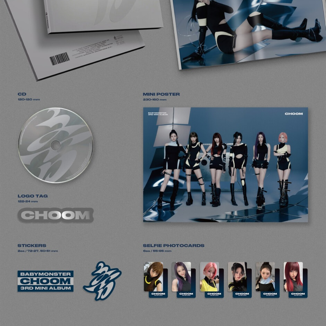 (PRE-ORDER) BABYMONSTER - 3RD MINI ALBUM [CHOOM] (3 VERSIONS) - LightUpK