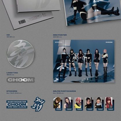 (PRE-ORDER) BABYMONSTER - 3RD MINI ALBUM [CHOOM] (3 VERSIONS) - LightUpK