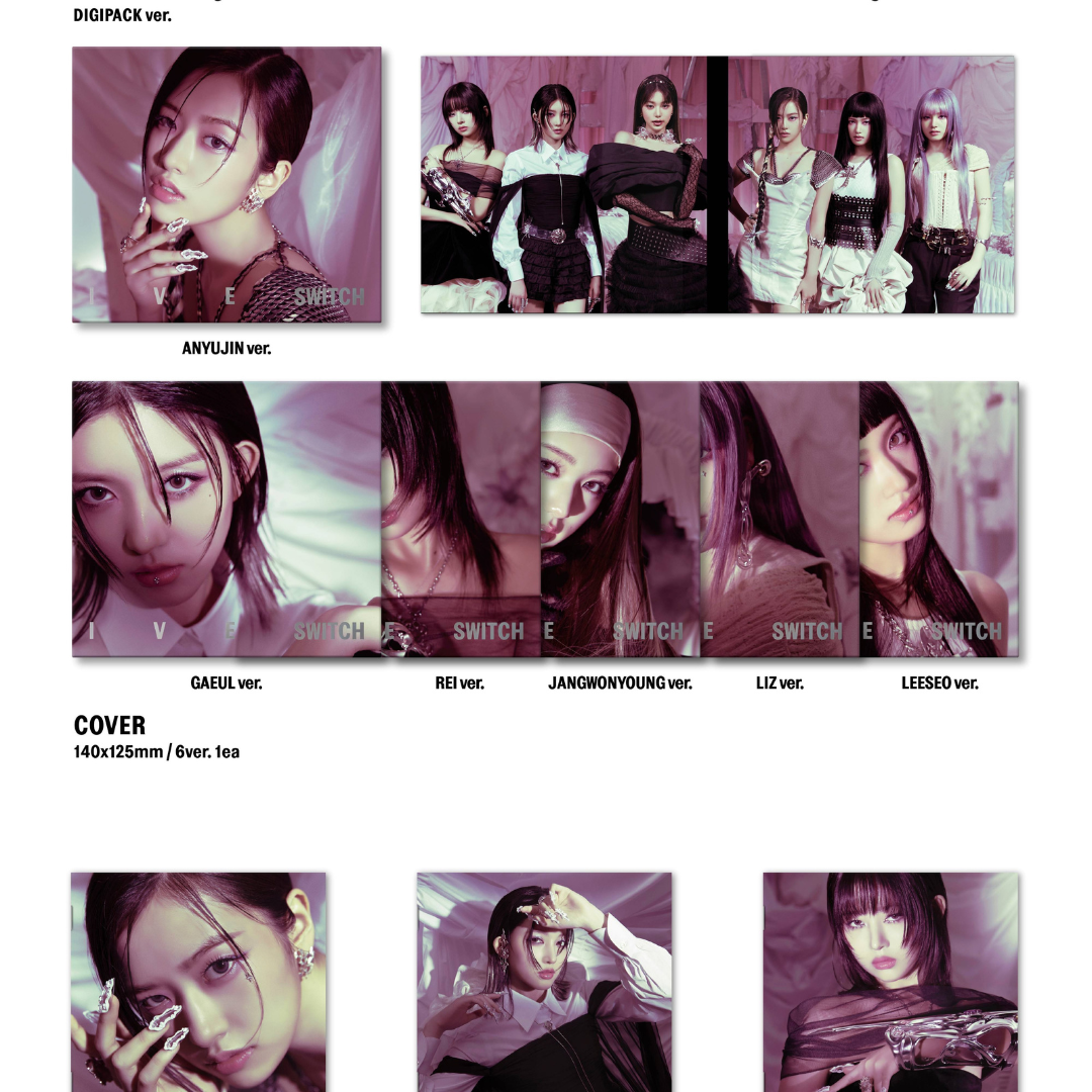 IVE - 2ND EP [IVE SWITCH] (DIGIPACK VER.) (6 VERSIONS)