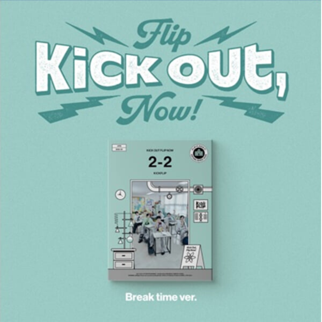 KICKFLIP - 2ND MINI ALBUM [KICK OUT, FLIP NOW!] (3 VERSIONS) - LightUpK