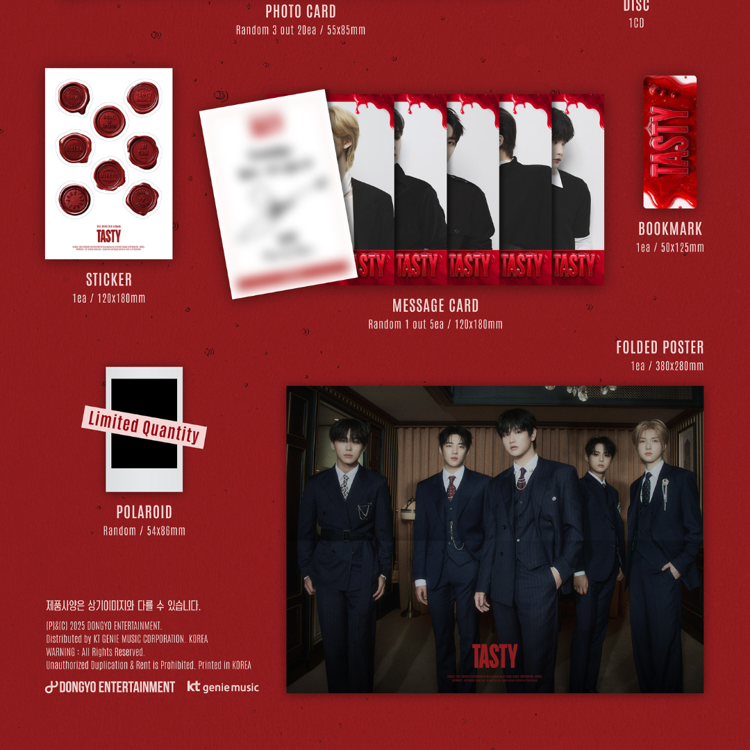 DKZ - 3RD MINI ALBUM [TASTY] (2 VERSIONS)