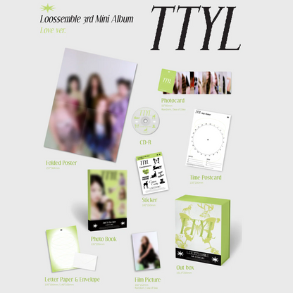 [HELLO82 EXCLUSIVE] LOOSSEMBLE - 3RD MINI ALBUM [TTYL] (3 VERSIONS)