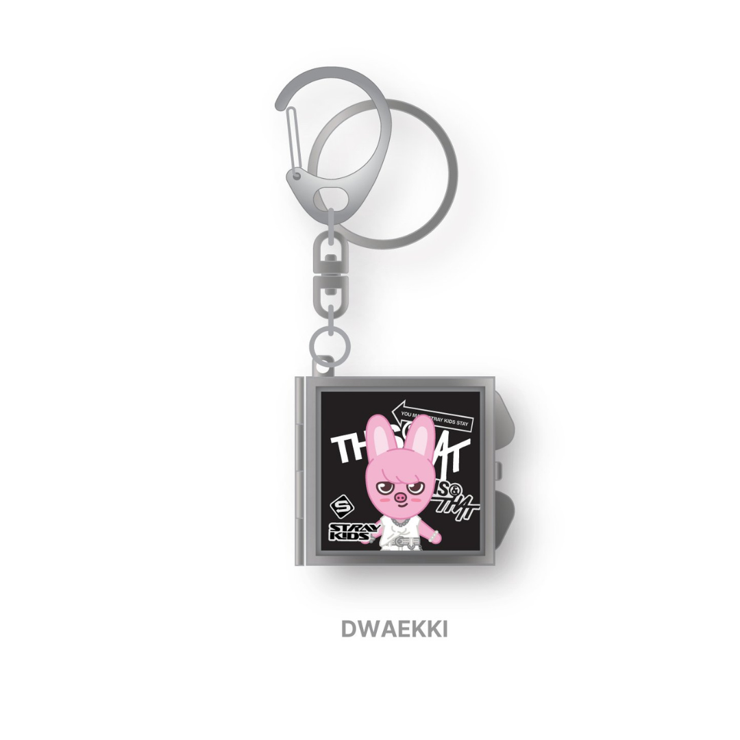 (PRE-ORDER) STRAY KIDS - SKZOO MIRROR KEYRING - THIS & THAT MD (8 VERSIONS)