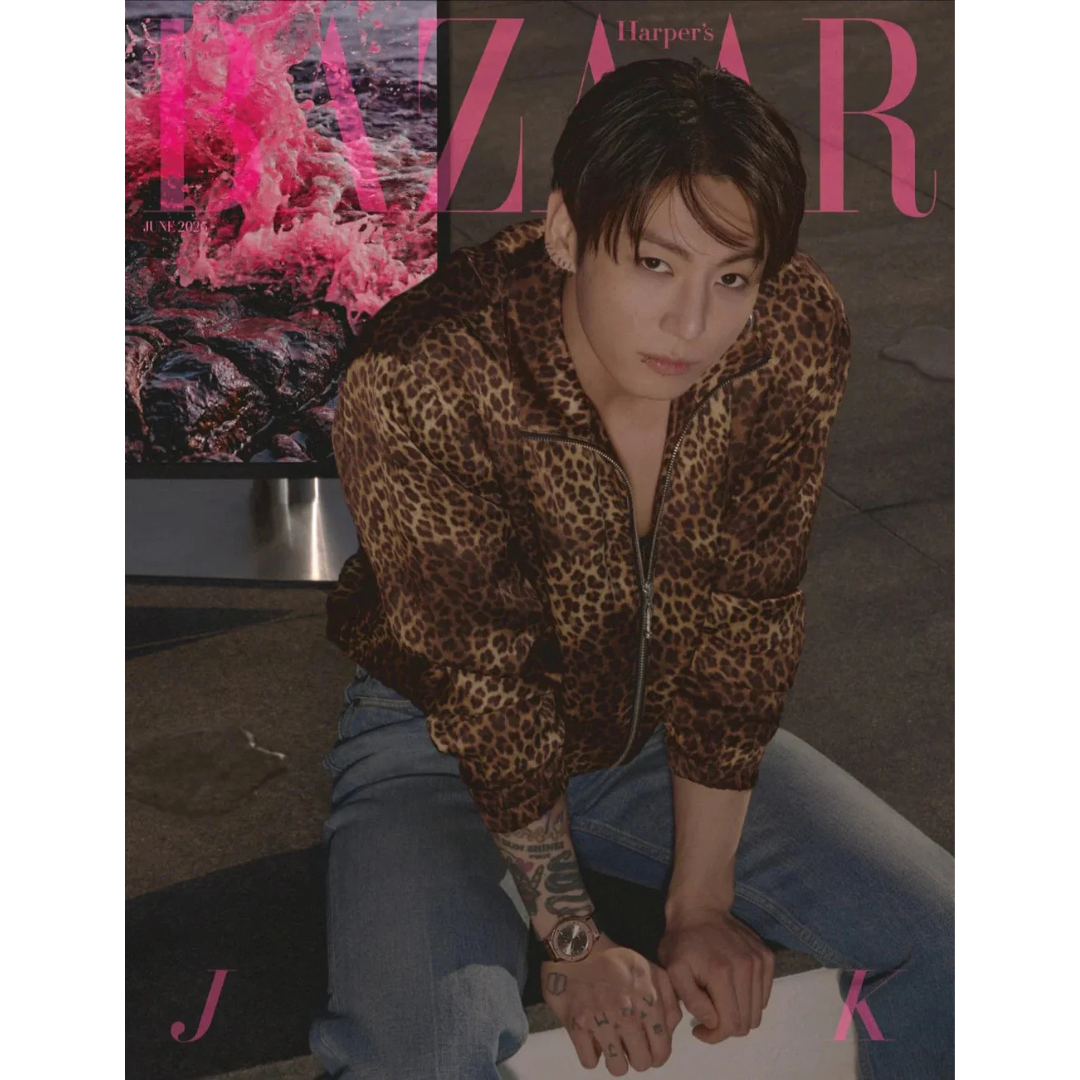 (PRE-ORDER) BAZAAR 6. 2026 ISSUE (COVER: BTS JUNGKOOK) (6 VERSIONS) - LightUpK