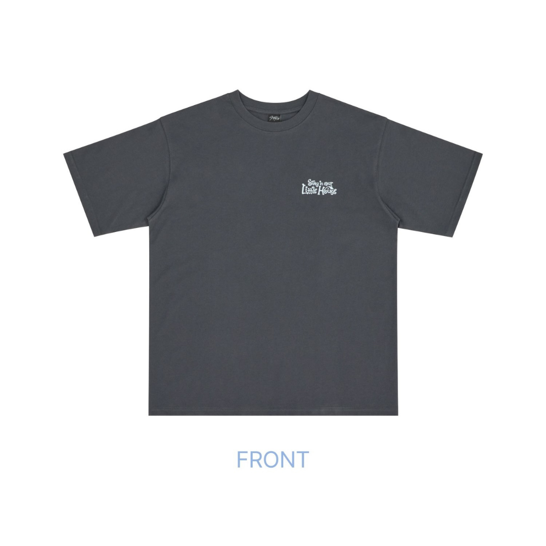 (PRE-ORDER) STRAY KIDS - T-SHIRT - STAY IN OUR LITTLE HOUSE - LightUpK
