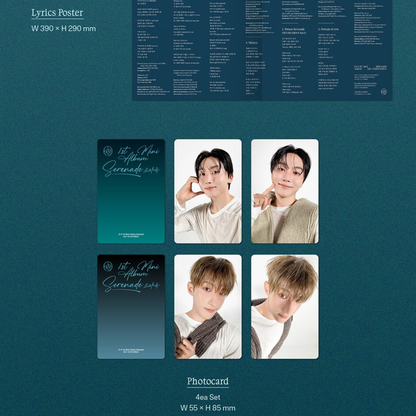 (PRE-ORDER) DXS (SEVENTEEN) - 1ST MINI ALBUM [SERENADE] [LP] - LightUpK