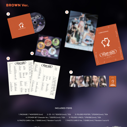 (PRE-ORDER) HEART OF WOMAN - THE 1ST ALBUM [HEART BYTE : LEGACY] ONE DREAM VER. (2 VERSIONS) RANDOM - LightUpK
