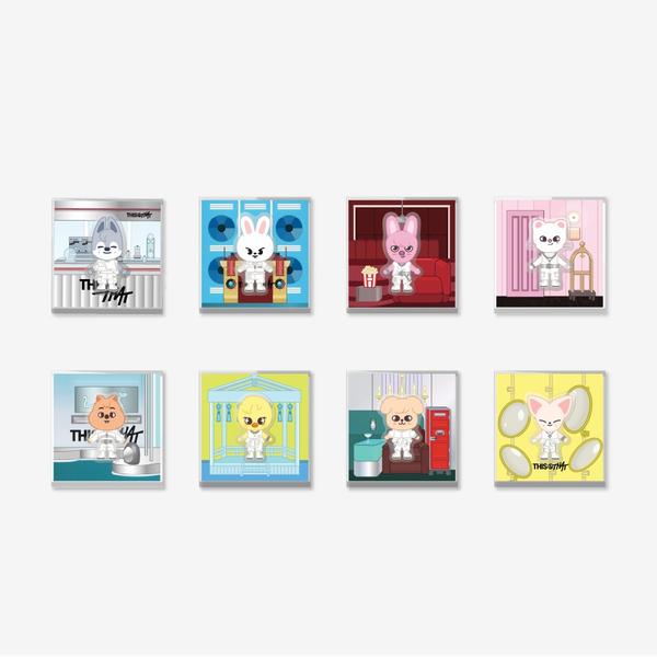 (PRE-ORDER) STRAY KIDS - SKZOO SPINNING MAGNET - THIS & THAT MD (8 VERSIONS)