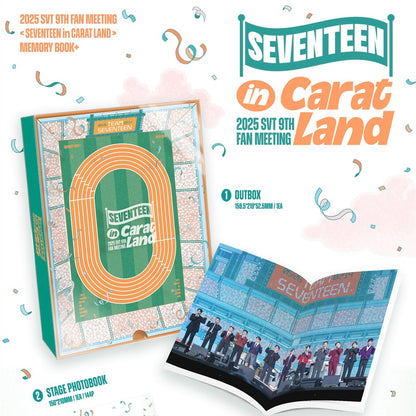 (PRE-ORDER) SEVENTEEN - 2025 SVT 9TH FAN MEETING [SEVENTEEN IN CARAT LAND] MEMORY BOOK+ - LightUpK
