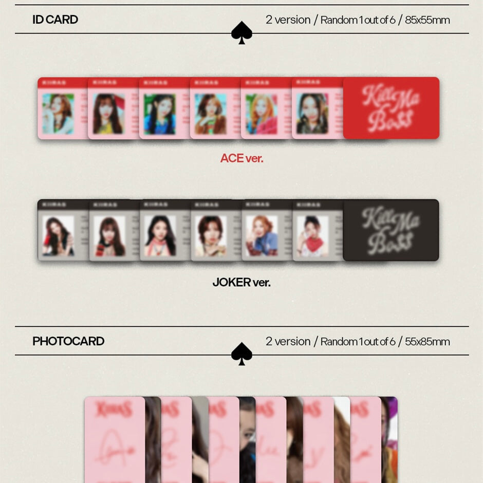 KIIRAS - 1ST MINI ALBUM [KILL MA BO$$] (2 VERSIONS) - LightUpK