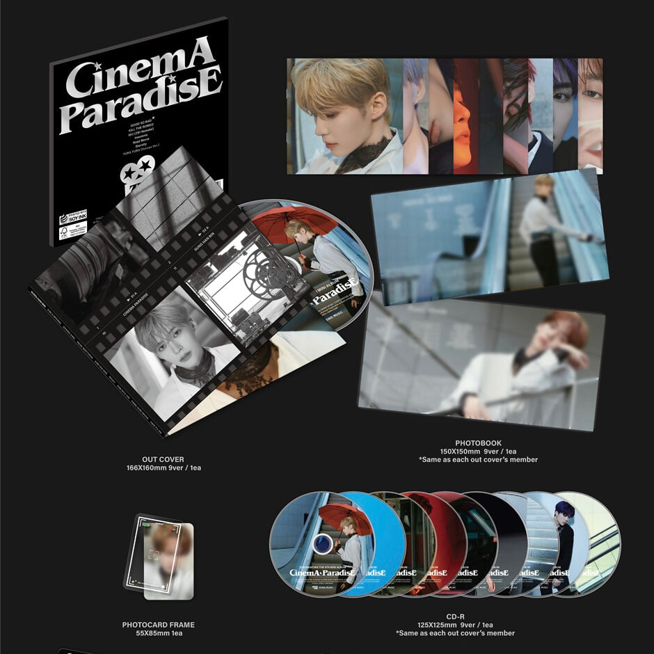 ZEROBASEONE - 4TH MINI ALBUM [CINEMA PARADISE] [DIGIPACK VER.] (9 VERSIONS) - LightUpK