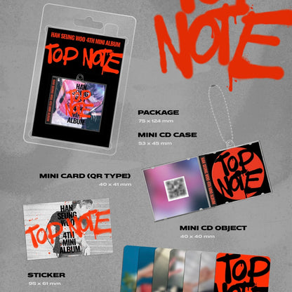 HAN SEUNG WOO - 4TH MINI ALBUM [TOP NOTE] (PLATFORM VER.) (2 VERSIONS) - LightUpK